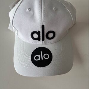 Silver and White Cap